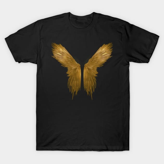 Wings of gold T-Shirt by jen28